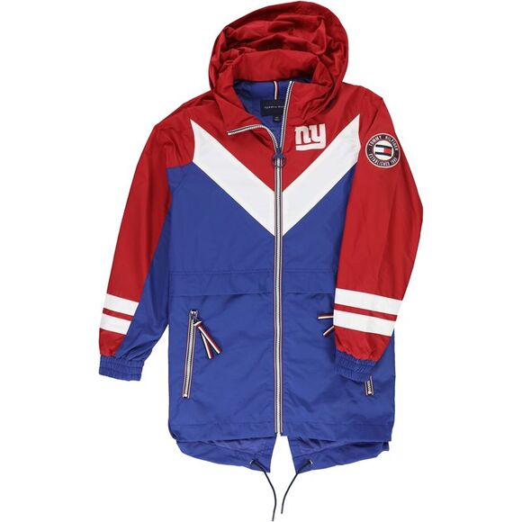 Tommy Hilfiger Womens NY Giants Jacket, Multicoloured, NWT - Picture 1 of 2